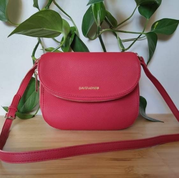 David Jones Handbags - 💛2/50 EUC David Jones Red Crossbody Bag